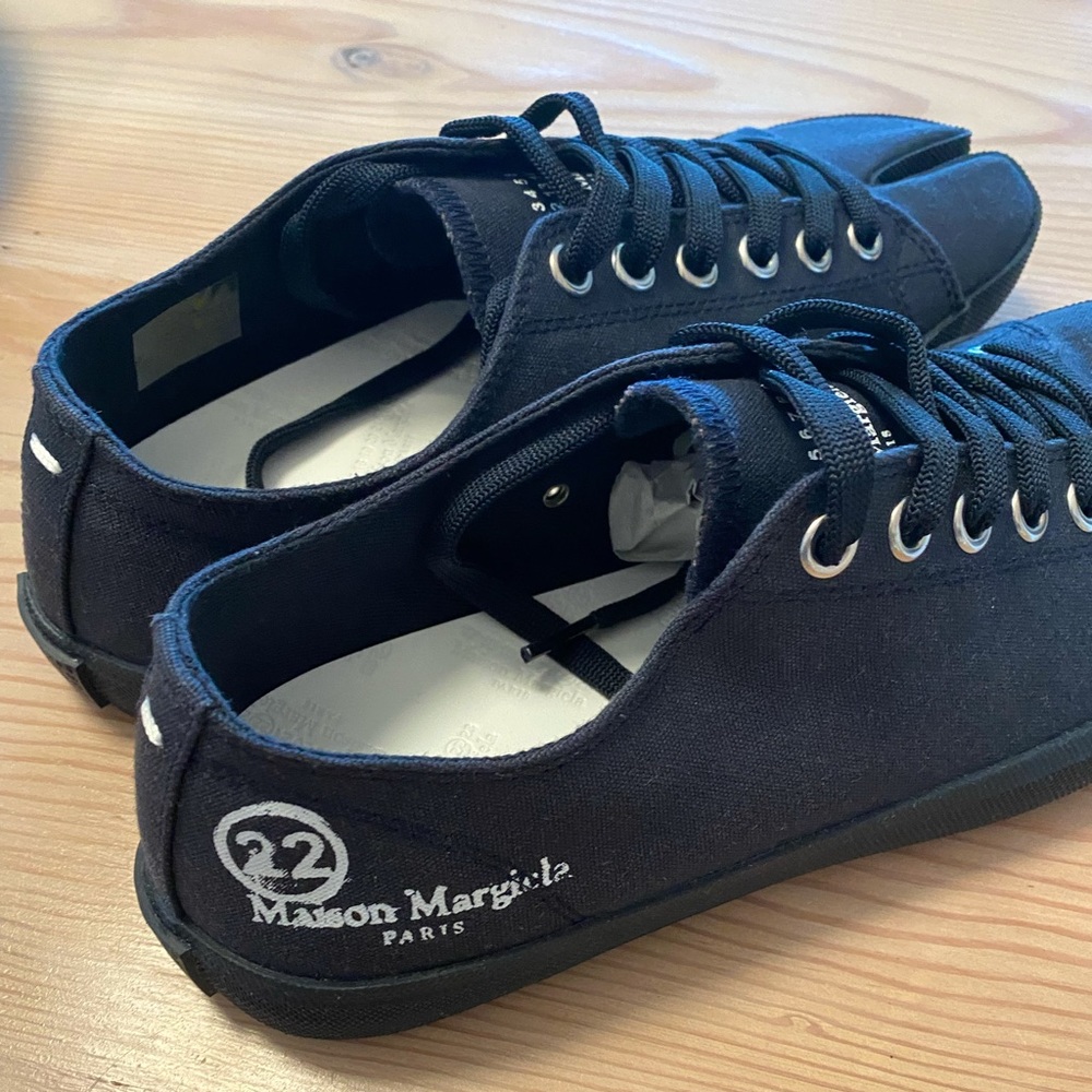 Margiela Black Tabi Sneakers Size 41